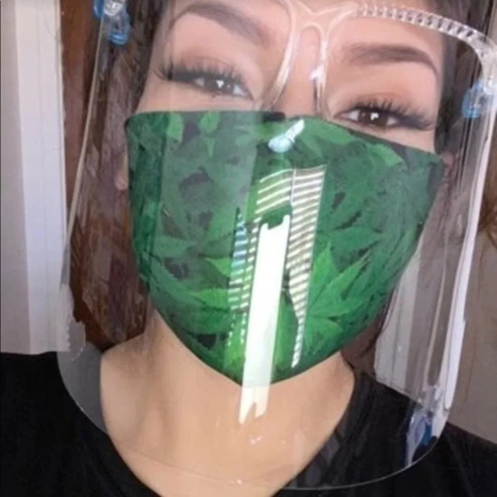 💋 Clear glasses face mask 😷 shield